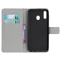 Style Series Samsung Galaxy A20e Wallet Hülle - Lostusblume
