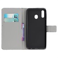 Style Series Samsung Galaxy A20e Wallet Hülle - Eulen