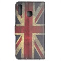 Style Series Samsung Galaxy A20e Wallet Hülle - Union Jack