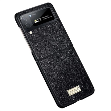 Sulada Celebrity Serie Samsung Galaxy Z Flip4 5G Hybrid Hülle - Schwarz