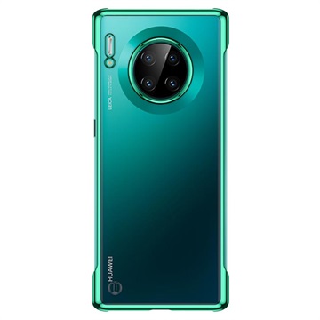 Sulada Plating Frameless Huawei Mate 30 Cover - Grün / Durchsichtig