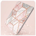 Supcase Cosmo iPad Mini (2021) Folio Hülle - Rosa Marmor