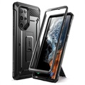 Supcase Unicorn Beetle Pro Samsung Galaxy S22 Ultra 5G Hybrid Hülle - Schwarz