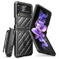 Supcase Unicorn Beetle Pro Samsung Galaxy Z Flip3 5G Hybrid Hülle - Schwarz