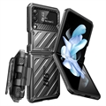 Supcase Unicorn Beetle Pro Samsung Galaxy Z Fold3 5G Hybrid Hülle - Schwarz