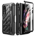 Supcase Unicorn Beetle Pro Samsung Galaxy Z Fold3 5G Hybrid Hülle - Schwarz