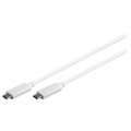 SuperSpeed Sync & Lade USB-C Kabel - 1m - Weiß