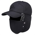 Supplex Volles Gesicht Winter Warmer Hut - Schwarz