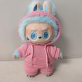 Jogginganzug Outfit Set Labubu Puppe 17cm - Rosa