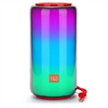 T&G TG639 Stereo Bluetooth Lautsprecher mit RGB Lichtern - Rot