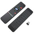 T3-C Wireless Air Mouse Remote Keyboard mit 7 Farben Hintergrundbeleuchtung für Smart TV, Android TV Box, PC, HTPC