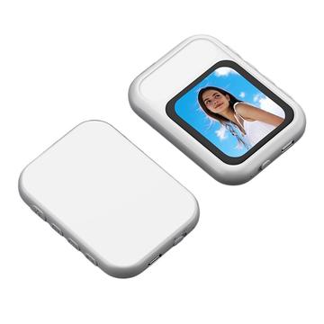 T7 Magnetischer Selfie-Bildschirm / Drahtloser Rückspiegel mit Rückfahrkamera-Anzeige - Weiß