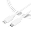 Tactical Smooth USB-C / Lightning Kabel iPhone, iPad, iPod - 2m - Weiß