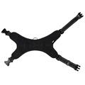 Tailup Verstellbares Hundegeschirr mit Handschlaufe - XXL - Schwarz