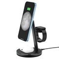 Tech-Protect A9 3-in-1 Magnetische Drahtlose Ladestation - Schwarz