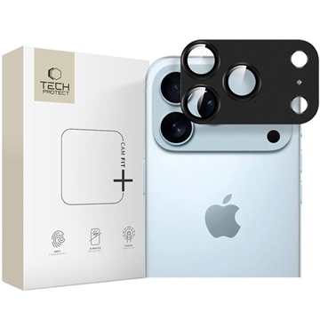 iPhone 17 Pro Tech-Protect Camfull Fit+ Schutz für das Kameraobjektiv - Schwarz