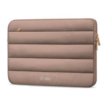 Tech-Protect flauschige Plüsch-Laptop-Hülle 13"-14" - Walnuss