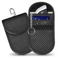 Tech-Protect KLR100 RFID-Blockierung Autoschlüssel-Etui mit Kartenhalter - Kohlefaser - Schwarz