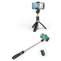 Tech-Protect L01S Bluetooth Selfie Stick mit Stativ - Schwarz