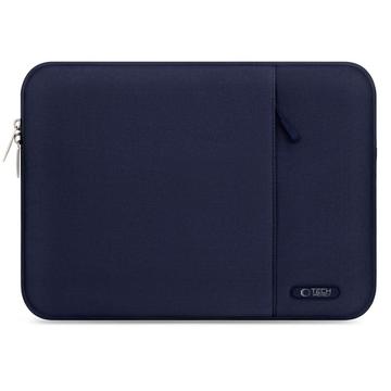 Tech-Protect Sleevy Laptop-Tasche mit Seitentasche - 13-14" - Marineblau