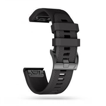 Tech-Protect Smooth Universal Garmin Silikonband - 26mm - Schwarz