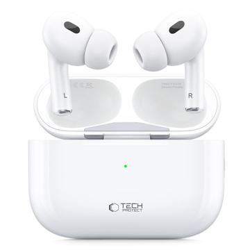 Tech-Protect UltraBoost Pro TWS Kopfhörer (Offene Verpackung - Bulk Befriedigend) - Weiß