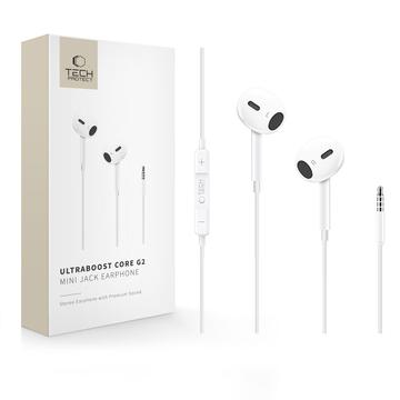 Tech-Protect Ultraboost Core G2 3,5 mm kabelgebundener In-Ear-Kopfhörer - Weiß