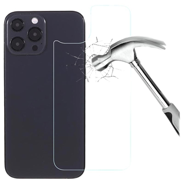 iPhone 14 Pro Max Panzerglas Rückseitenschutz - 9H - Durchsichtig