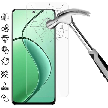 Realme 12x Panzerglas - 9H, 0.3mm - Case Friendly  - Durchsichtig