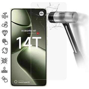 Xiaomi 14T/14T Pro Panzerglas - 9H - Case Friendly - Durchsichtig