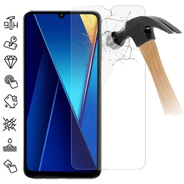 Xiaomi Poco C65/Redmi 13C/13R Panzerglas - 9H - Case Friendly - Durchsichtig