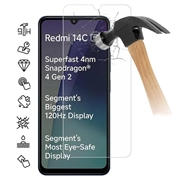 Xiaomi Redmi 14C 5G Panzerglas - 9H - Case Friendly - Durchsichtig