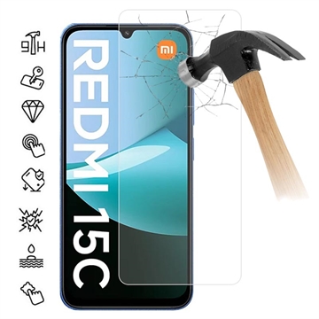 Xiaomi Redmi 15C Panzerglas - 9H - Case Friendly - Durchsichtig