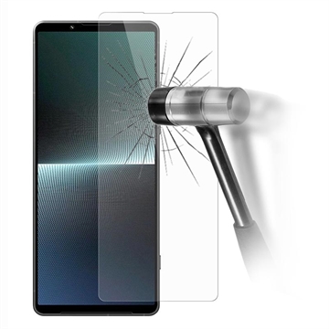 Sony Xperia 1 V Panzerglas - 9H, 0.3mm (Offene Verpackung - Ausgezeichnet) - Durchsichtig