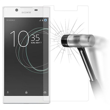 Sony Xperia L1 Panzerglas - 9H, 0.3mm, 2.5D - Durchsichtig