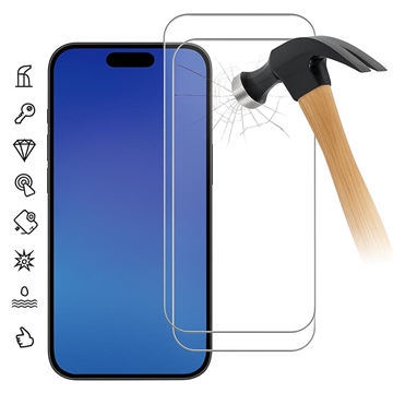 iPhone Air Panzerglas - 9H - Case Friendly - 2 Stk. - Durchsichtig