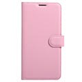 Samsung Galaxy A3 (2017) Textured Schutzhülle mit Geldbörse - Rosa