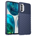 Thunder Serie Motorola Moto G52 TPU Hülle - Blau