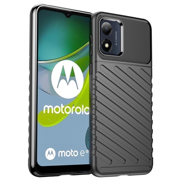 Thunder Series Motorola Moto E13 TPU Hülle - Schwarz