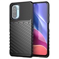 Thunder Serie TPU Hülle - Xiaomi Redmi K40/K40 Pro/Poco F3/Mi 11i - Schwarz