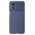 Thunder Serie Motorola Moto G22 TPU Hülle - Blau