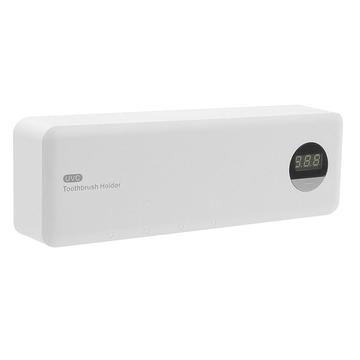 Zahnbürste Sanitizer UV-Sterilisator mit Auto-Sensor & Digitalanzeige - Weiß