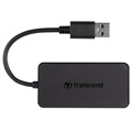 Transcend HUB2 USB 3.1 Gen 1 Hub - USB-A - Schwarz