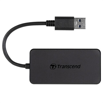 Transcend HUB2 USB 3.1 Gen 1 Hub - USB-A - Schwarz