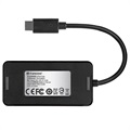 Transcend HUB2C USB 3.1 Gen 1 Hub - USB-C - Schwarz