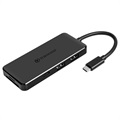 Transcend HUB5C USB 3.1 Gen 2 Hub mit Kartenleser - USB-C - Schwarz