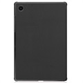 Tri-Fold Serie Samsung Galaxy Tab A8 10.5 (2021) Folio Hülle - Schwarz
