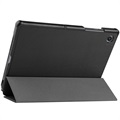 Tri-Fold Serie Samsung Galaxy Tab A8 10.5 (2021) Folio Hülle - Schwarz