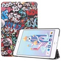 Tri-Fold Serie iPad Mini (2019) Smart Folio Hülle - Graffiti