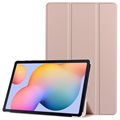 Tri-Fold Serie Samsung Galaxy Tab A7 10.4 (2020) Folio Hülle - Roségold